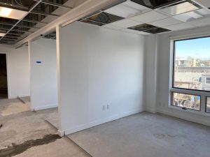 Walls starting to go up.