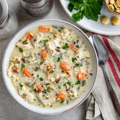 Creamy Chicken Noodle Soup with Rotisserie Chicken Recipe